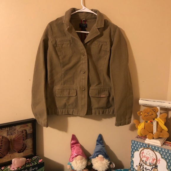 🌟B2G1🌟 American Eagle Outfitters Tan Blazer - Picture 14 of 15